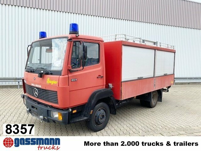Mercedes-Benz LK 814 F 4x2, Ziegler RW1, 6-Zylinder Motor - Kasti veoauto: pilt 1 Mercedes-Benz LK 814 F 4x2, Ziegler RW1, 6-Zylinder Motor - Kasti veoauto: pilt 1