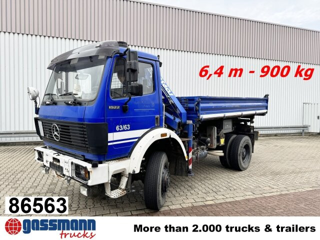 Mercedes-Benz SK 1922 AK 4x4 mit Kran Atlas AK 60.1, EX-THW! - Kallurauto, Kraanaga veoauto: pilt 1 Mercedes-Benz SK 1922 AK 4x4 mit Kran Atlas AK 60.1, EX-THW! - Kallurauto, Kraanaga veoauto: pilt 1