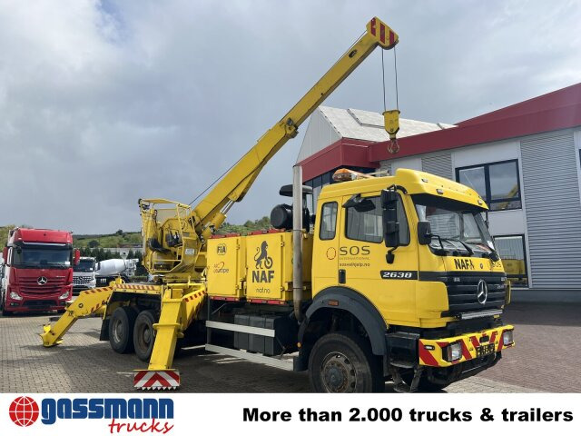 Kraanaga veoauto Mercedes-Benz SK II 2638/44 A 6x6, V8, Retarder, Kran, 2x: pilt 8