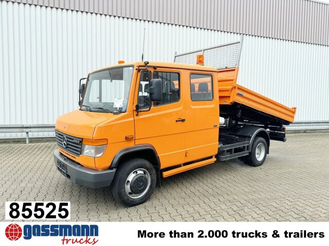 Mercedes-Benz Vario 816 D 4x2 Doka, 2x AHK, Meiller Kipper, - Tarbesõiduk kallur, Meeskonnaauto: pilt 1 Mercedes-Benz Vario 816 D 4x2 Doka, 2x AHK, Meiller Kipper, - Tarbesõiduk kallur, Meeskonnaauto: pilt 1