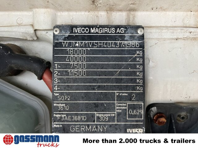 Iveco Stralis AD440X42T/P 4x2, Ex- Army - Sadulveok: pilt 4 Iveco Stralis AD440X42T/P 4x2, Ex- Army - Sadulveok: pilt 4