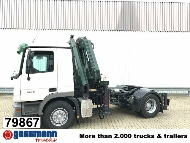 Mercedes-Benz Actros 1836 LS 4x2 mit Kran MKG HLK 330HP - Sadulveok: pilt 1 Mercedes-Benz Actros 1836 LS 4x2 mit Kran MKG HLK 330HP - Sadulveok: pilt 1