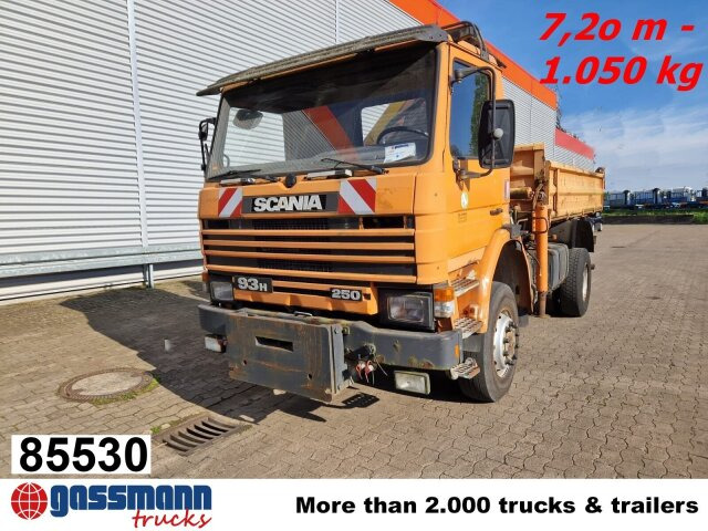 Scania 93H 250 4x4 mit Kran Palfinger PK8000, - Kallurauto, Kraanaga veoauto: pilt 1 Scania 93H 250 4x4 mit Kran Palfinger PK8000, - Kallurauto, Kraanaga veoauto: pilt 1