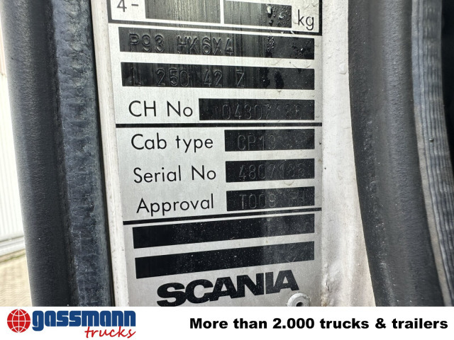 Scania P93 HK 250 6x4L, Abrollkipper - Konkstõstukiga veoauto: pilt 2 Scania P93 HK 250 6x4L, Abrollkipper - Konkstõstukiga veoauto: pilt 2