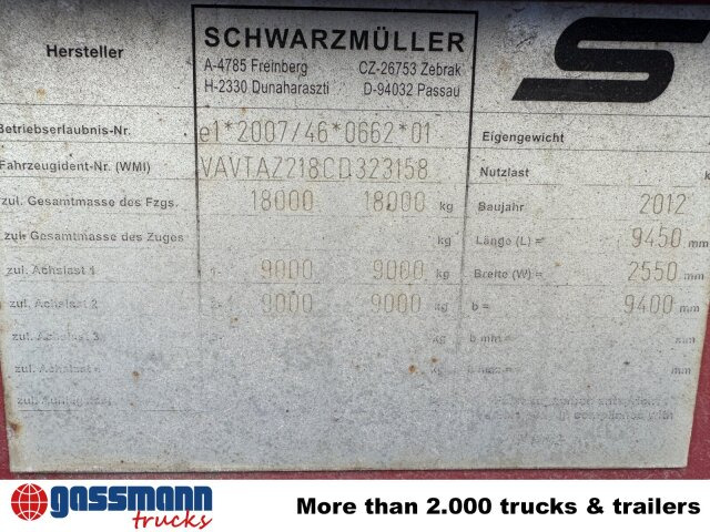 Multilift/ Liftdumper haagis Schwarzmüller Abrollanhänger: pilt 8