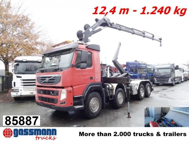 Volvo FM 460 8x2-6, Lenk-/Liftachse, Kran HMF 2020-K4, - Konkstõstukiga veoauto, Kraanaga veoauto: pilt 1 Volvo FM 460 8x2-6, Lenk-/Liftachse, Kran HMF 2020-K4, - Konkstõstukiga veoauto, Kraanaga veoauto: pilt 1
