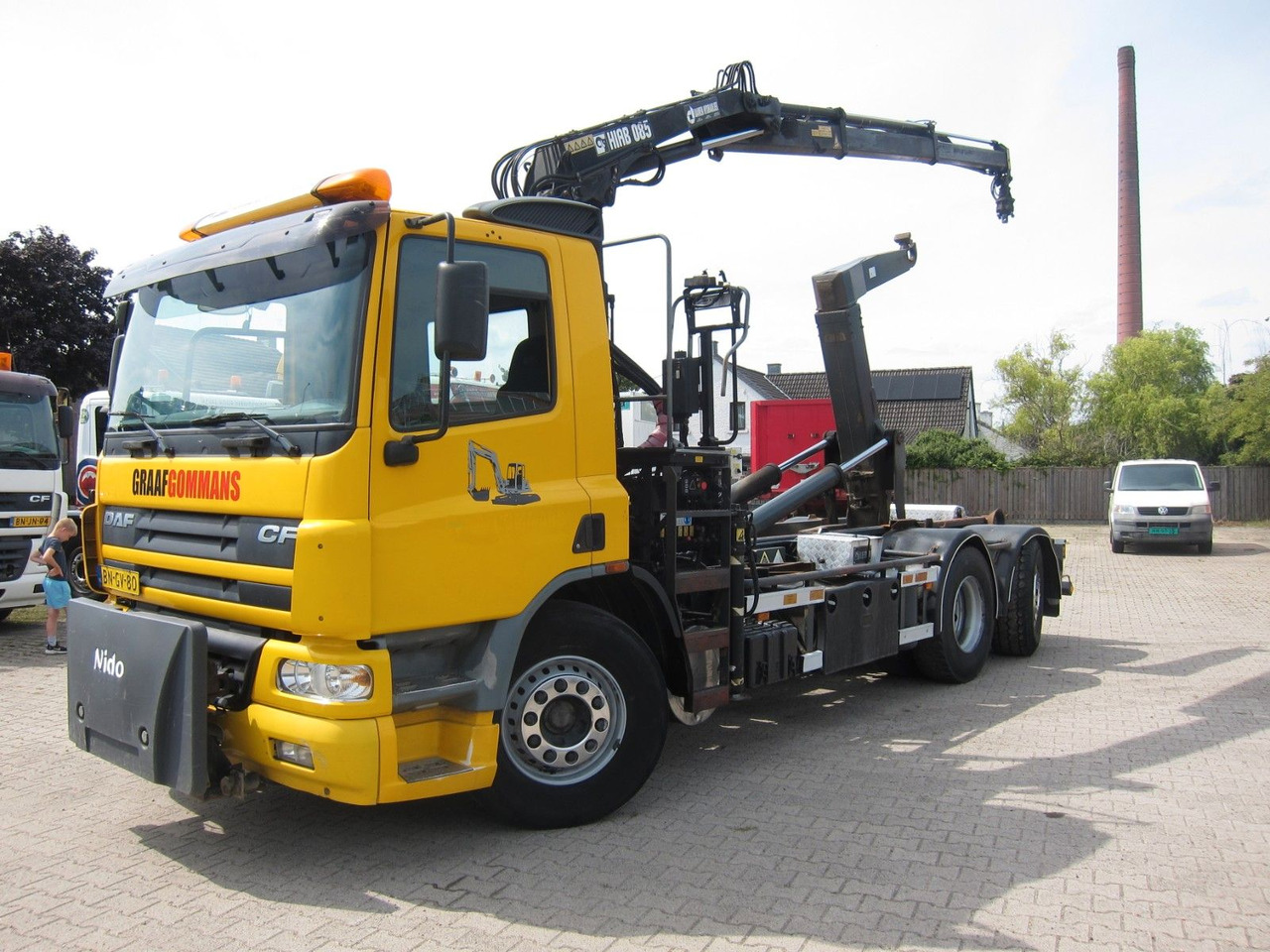 DAF CF 75 310 6X2*4 Hiab Kran Haken Manual Funk E3 - Konkstõstukiga veoauto, Kraanaga veoauto: pilt 2 DAF CF 75 310 6X2*4 Hiab Kran Haken Manual Funk E3 - Konkstõstukiga veoauto, Kraanaga veoauto: pilt 2