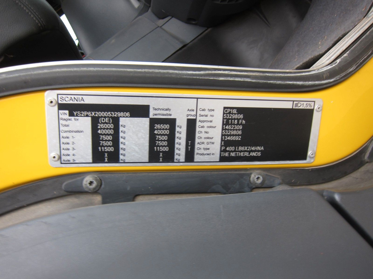 Kallurauto Scania P400 LB 6x2/4 Gergen TAK Retarder Remote/Funk: pilt 11 Kallurauto Scania P400 LB 6x2/4 Gergen TAK Retarder Remote/Funk: pilt 11