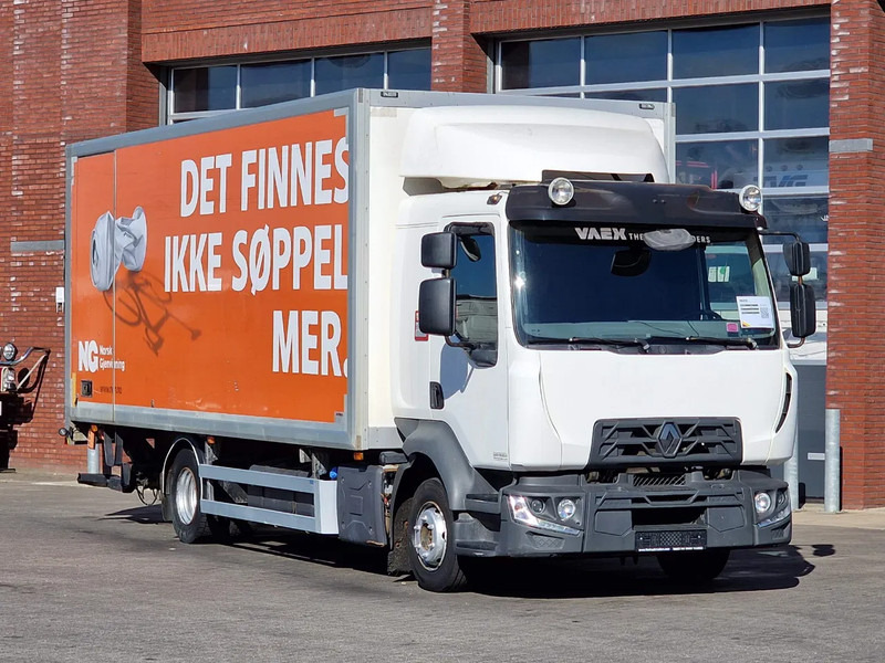 Renault D 12.250 4x2 - Box - Loadlift 1.500 KG - A/C - Euro 6 - Automatic - Camera system - Kasti veoauto: pilt 1 Renault D 12.250 4x2 - Box - Loadlift 1.500 KG - A/C - Euro 6 - Automatic - Camera system - Kasti veoauto: pilt 1