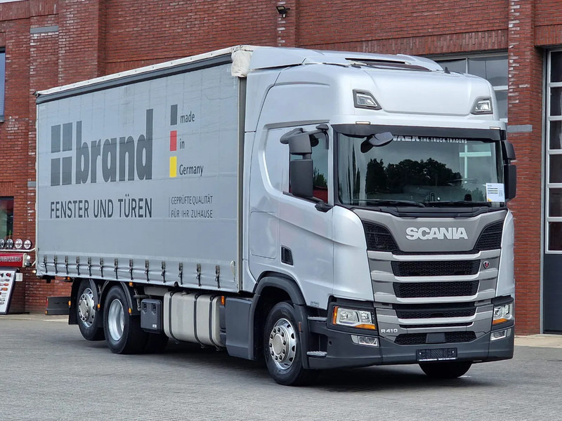 Scania R410 Highline 6x2 - Curtain sider - Retarder - Night clima - Forklift connection - Tent veoauto: pilt 1 Scania R410 Highline 6x2 - Curtain sider - Retarder - Night clima - Forklift connection - Tent veoauto: pilt 1
