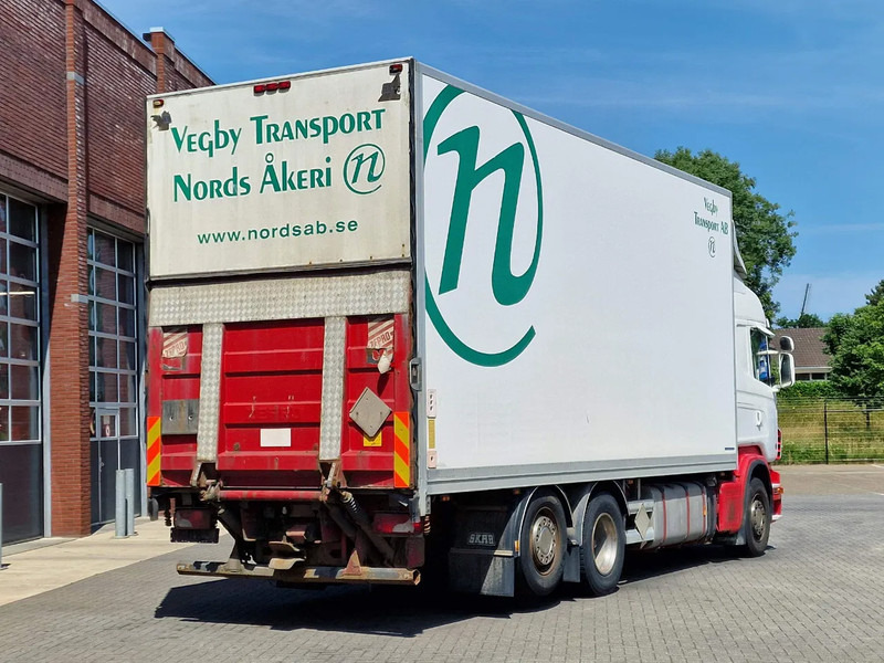 Kasti veoauto Scania R500 V8 Highline 6x2*4 - Box with side doors - Loadlift - Manual gearbox with retarder - Full air - Steering axle: pilt 9