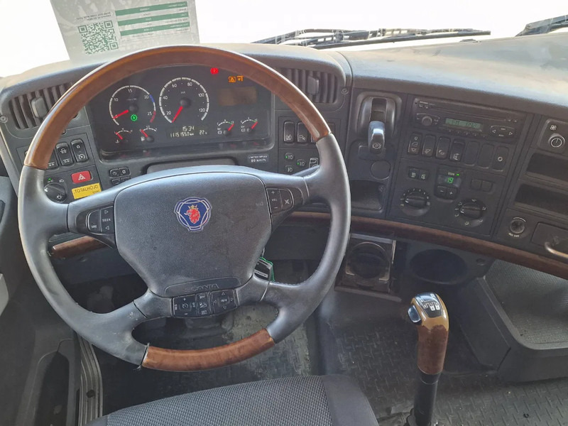 Kasti veoauto Scania R500 V8 Highline 6x2*4 - Box with side doors - Loadlift - Manual gearbox with retarder - Full air - Steering axle: pilt 14