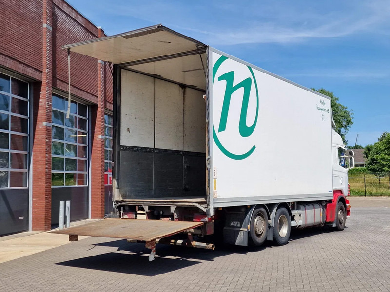 Kasti veoauto Scania R500 V8 Highline 6x2*4 - Box with side doors - Loadlift - Manual gearbox with retarder - Full air - Steering axle: pilt 10
