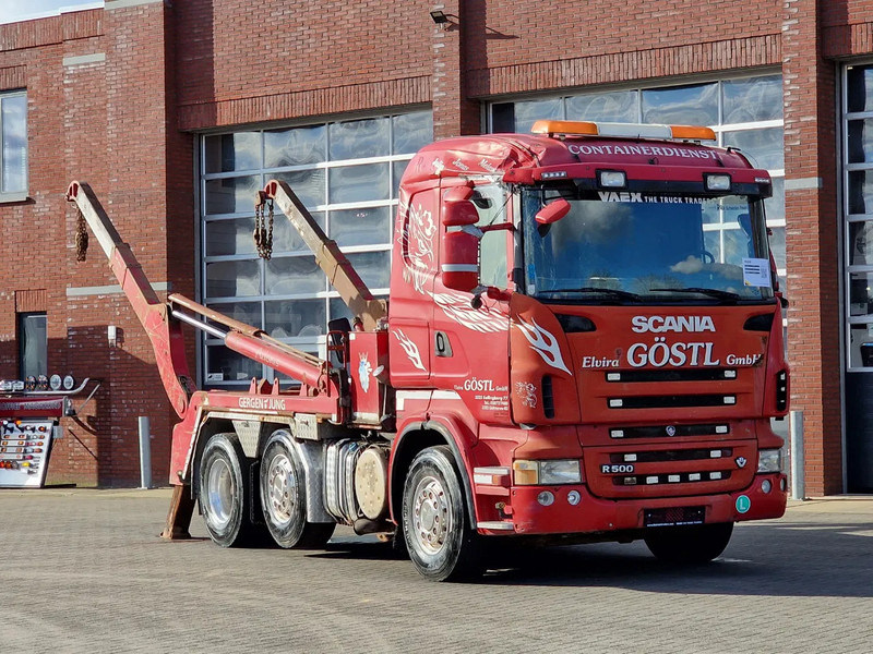 Scania R500 V8 LB6x2/4HNB E5 GERGEN TAK-VL-Adonis - Retarder - Full air - Nöörtõstukiga veoauto: pilt 1 Scania R500 V8 LB6x2/4HNB E5 GERGEN TAK-VL-Adonis - Retarder - Full air - Nöörtõstukiga veoauto: pilt 1