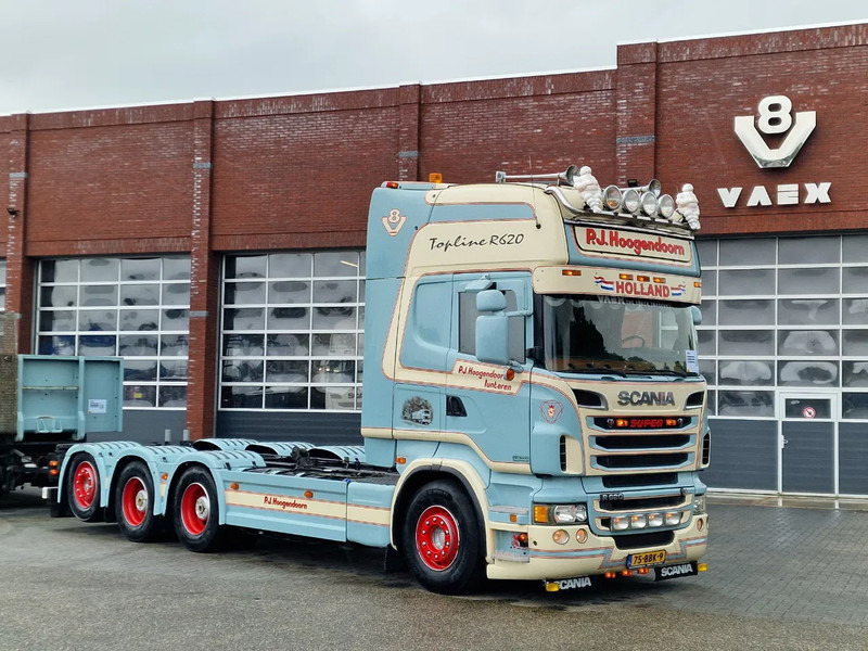 Scania R620 Topline 8x4 - Retarder - Full air - Custom interior - Show truck - HUB reduction - Kabiinišassiiga veoauto: pilt 1 Scania R620 Topline 8x4 - Retarder - Full air - Custom interior - Show truck - HUB reduction - Kabiinišassiiga veoauto: pilt 1