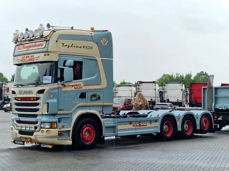 Scania R620 Topline 8x4 - Retarder - Full air - Custom interior - Show truck - HUB reduction - Kabiinišassiiga veoauto: pilt 3 Scania R620 Topline 8x4 - Retarder - Full air - Custom interior - Show truck - HUB reduction - Kabiinišassiiga veoauto: pilt 3