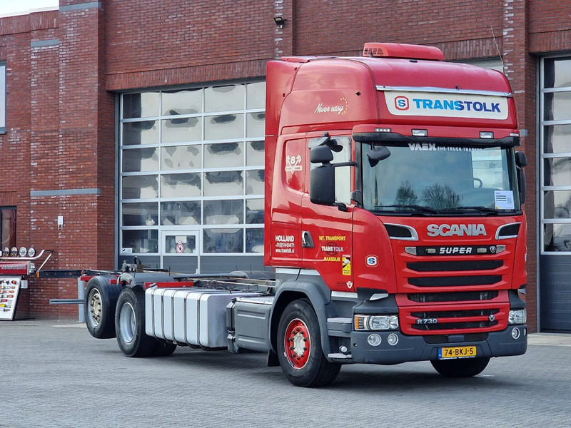 Scania R730 Topline 6x2*4 - Retarder - King of the Road - Night clima - Steering axle - Leather - Kabiinišassiiga veoauto: pilt 1 Scania R730 Topline 6x2*4 - Retarder - King of the Road - Night clima - Steering axle - Leather - Kabiinišassiiga veoauto: pilt 1