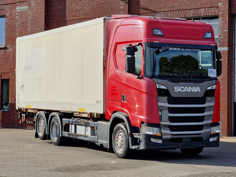 Scania S500 NGS Highline 6x2 - BDF - Full air - Loadlift - Box - Navi - Retarder - Konteinerveduk/ Tõstukiga veoauto: pilt 1 Scania S500 NGS Highline 6x2 - BDF - Full air - Loadlift - Box - Navi - Retarder - Konteinerveduk/ Tõstukiga veoauto: pilt 1