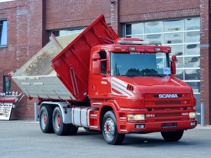 Scania T124-420 6x4 - Tipper - Retarder - Full steel - HUB Reduction - Manual gearbox - Kallurauto: pilt 2 Scania T124-420 6x4 - Tipper - Retarder - Full steel - HUB Reduction - Manual gearbox - Kallurauto: pilt 2