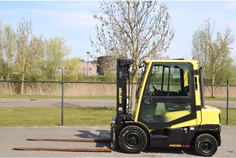 Hyster H2.5 A | BOOM SUSPENSION | SIDESHIFT | FORK EXTENTIONS | FORK POSITIONERS - Diiseltõstuk: pilt 1 Hyster H2.5 A | BOOM SUSPENSION | SIDESHIFT | FORK EXTENTIONS | FORK POSITIONERS - Diiseltõstuk: pilt 1
