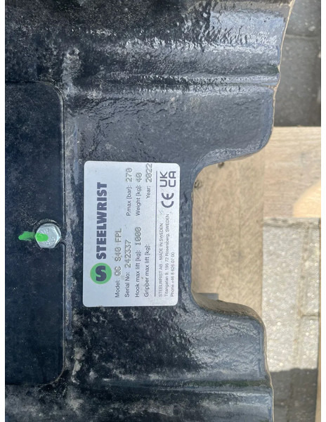 Lammutuskäärid - Ehitusmasinad STEELWRIST QC S40 FPL | QUICK COUPLER | 2 - 6 TON | NEW / UNUSED: pilt 11