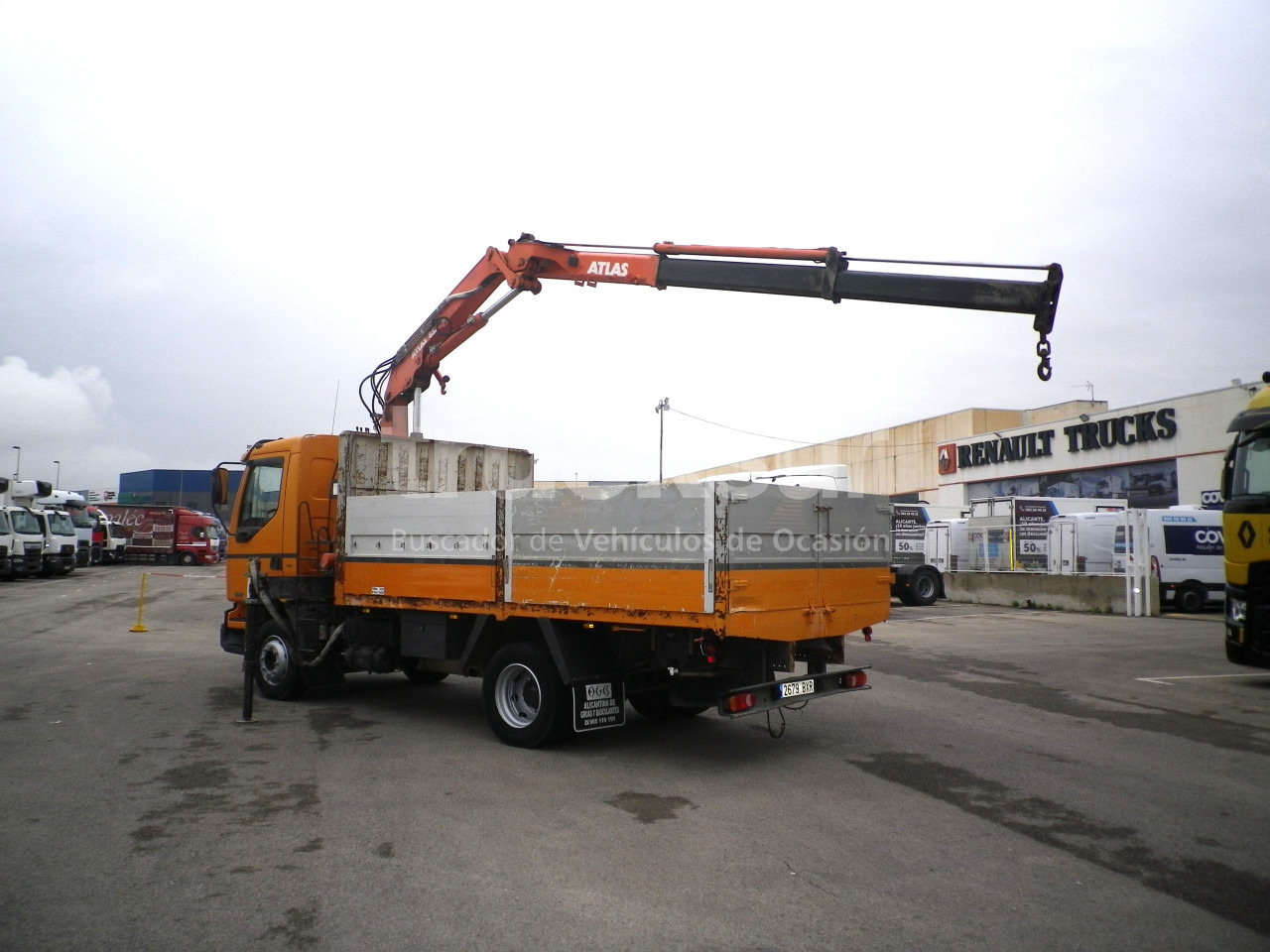 RENAULT MIDLUM 220.14C GRUA - Madelveok/ Platvormveok, Kraanaga veoauto: pilt 3 RENAULT MIDLUM 220.14C GRUA - Madelveok/ Platvormveok, Kraanaga veoauto: pilt 3