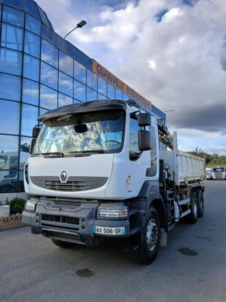 Renault Kerax 380 DXI - Kallurauto, Kraanaga veoauto: pilt 1 Renault Kerax 380 DXI - Kallurauto, Kraanaga veoauto: pilt 1