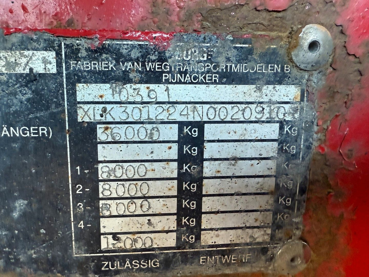 Uus Tsistern poolhaagis Burg 3 axle 3 compartments 32.200 L ADR: pilt 7