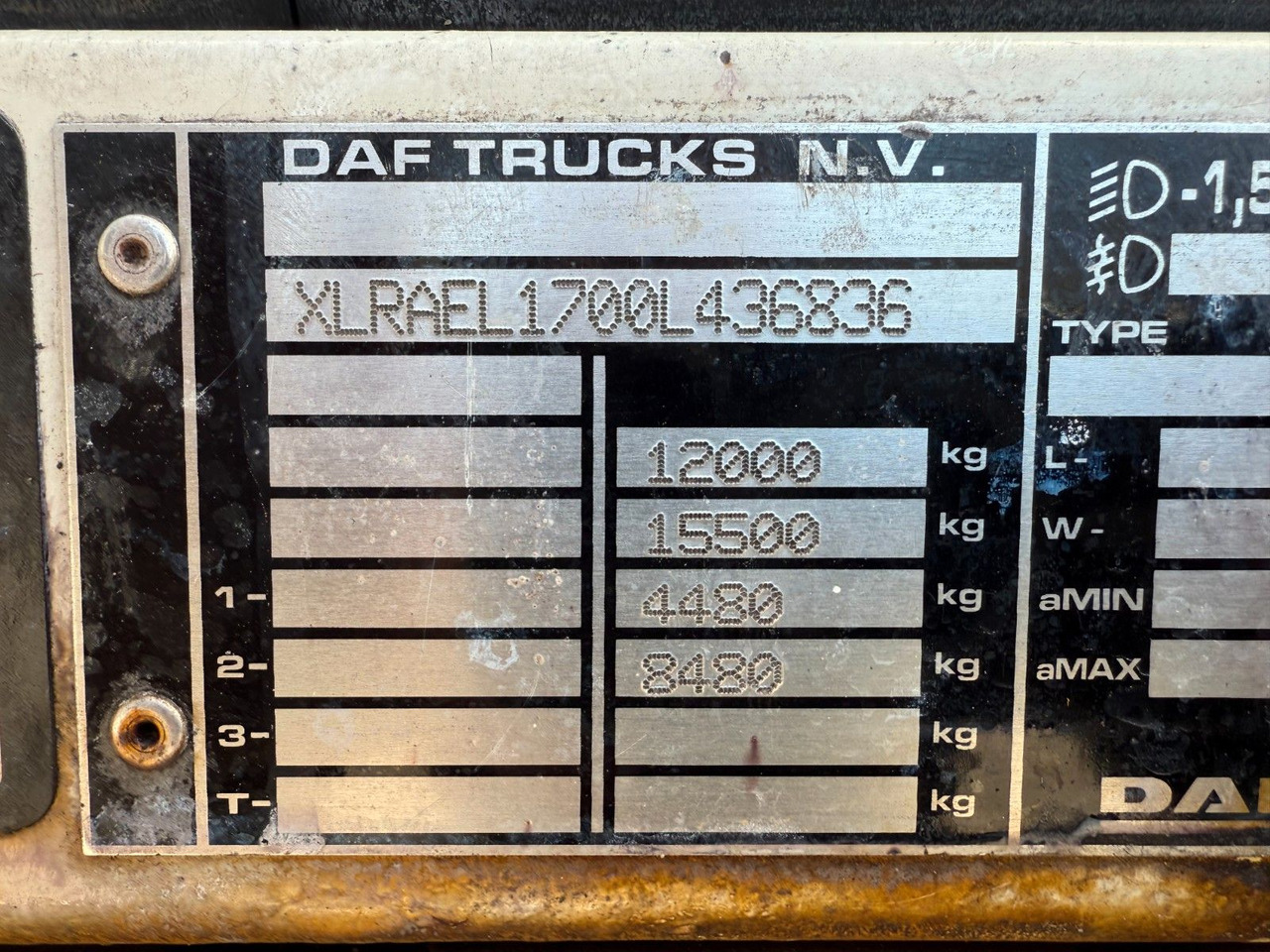 Tent veoauto DAF LF 45 /220 4x2 Curtainsider and Taillift Euro 6: pilt 16 Tent veoauto DAF LF 45 /220 4x2 Curtainsider and Taillift Euro 6: pilt 16