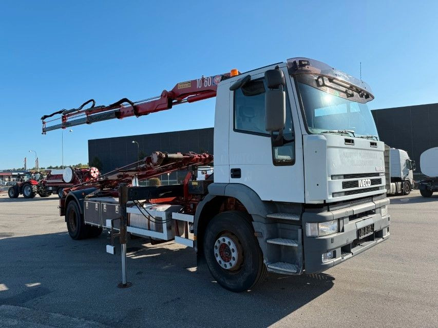 Iveco EuroTech Cursor 190E31 4x2 Tipper / HMF 1060 B3 - Kraanaga veoauto: pilt 2 Iveco EuroTech Cursor 190E31 4x2 Tipper / HMF 1060 B3 - Kraanaga veoauto: pilt 2