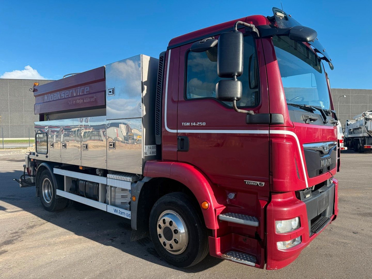 MAN TGM 14.250 VM-Tarm Stainless Steel 4000 l. Kombi - Vaakumveok: pilt 2 MAN TGM 14.250 VM-Tarm Stainless Steel 4000 l. Kombi - Vaakumveok: pilt 2