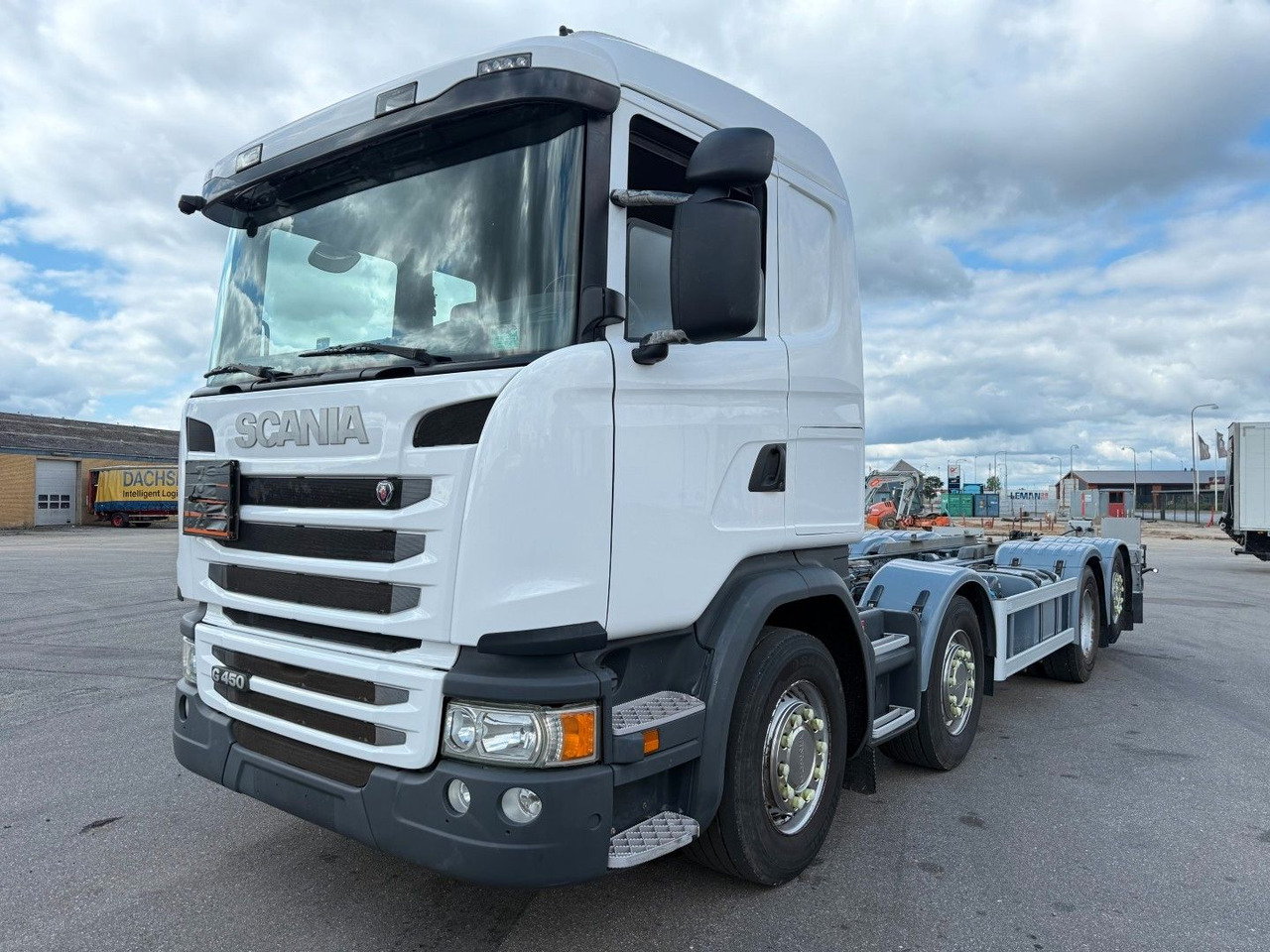 Scania G450 8x2*6 ADR Chassis / Fahrgestell / Euro 6 - Kabiinišassiiga veoauto: pilt 1 Scania G450 8x2*6 ADR Chassis / Fahrgestell / Euro 6 - Kabiinišassiiga veoauto: pilt 1