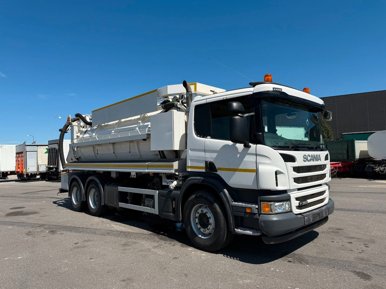 Scania P360 6x4 RHD Hvidtved Larsen FlexLine 312 - Vaakumveok: pilt 2 Scania P360 6x4 RHD Hvidtved Larsen FlexLine 312 - Vaakumveok: pilt 2