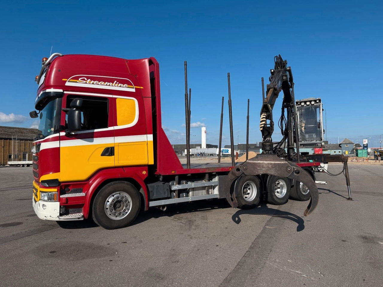 Scania R580 V8 8x4*4 Crane Kesla 21127 / Woodtransport - Kraanaga veoauto: pilt 1 Scania R580 V8 8x4*4 Crane Kesla 21127 / Woodtransport - Kraanaga veoauto: pilt 1