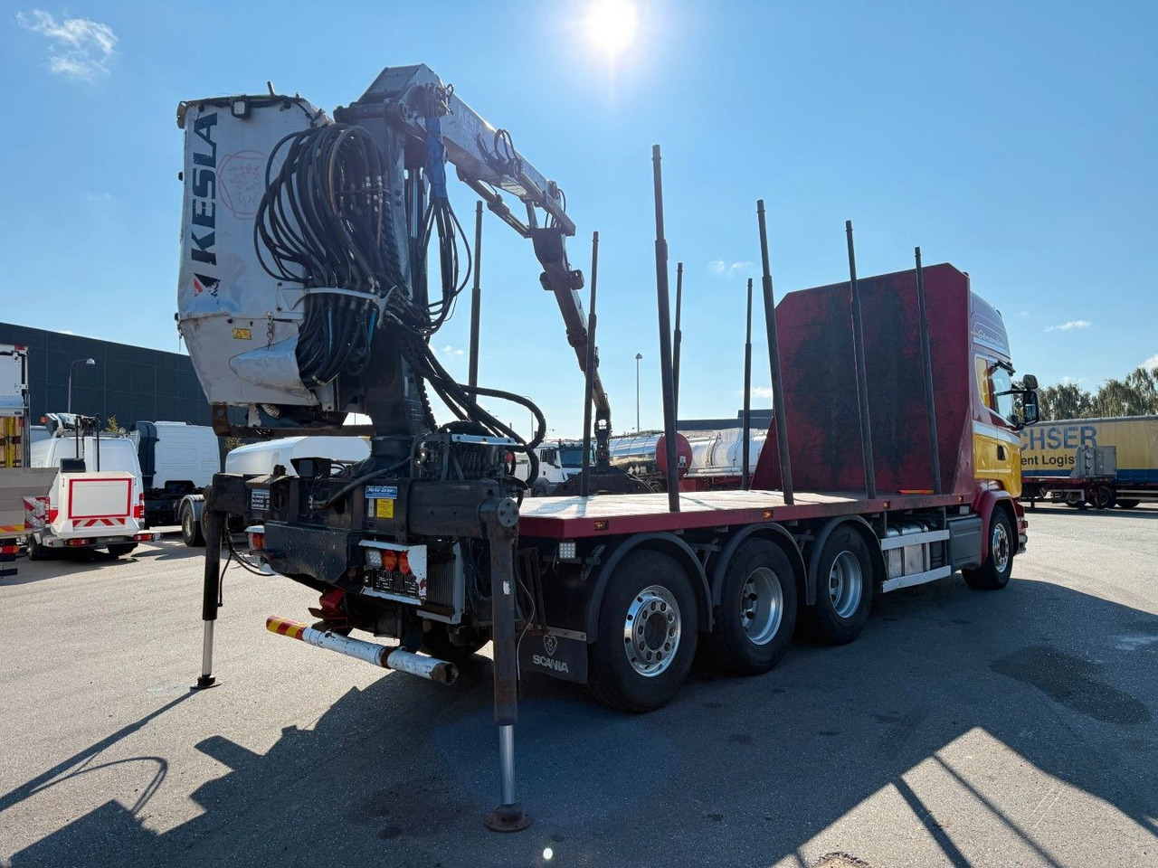 Scania R580 V8 8x4*4 Crane Kesla 21127 / Woodtransport - Kraanaga veoauto: pilt 3 Scania R580 V8 8x4*4 Crane Kesla 21127 / Woodtransport - Kraanaga veoauto: pilt 3