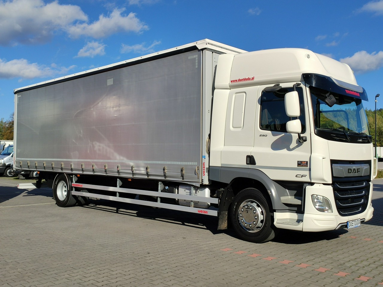 DAF CF 290 E6 Firana Tył Drzwi Dach Podnoszony / Zsuwany Długi 9.30m - Tent veoauto: pilt 5 DAF CF 290 E6 Firana Tył Drzwi Dach Podnoszony / Zsuwany Długi 9.30m - Tent veoauto: pilt 5