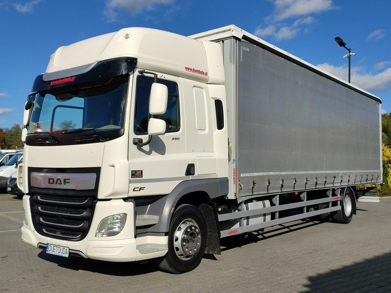 DAF CF 290 E6 Firana Tył Drzwi Dach Podnoszony / Zsuwany Długi 9.30m - Tent veoauto: pilt 2 DAF CF 290 E6 Firana Tył Drzwi Dach Podnoszony / Zsuwany Długi 9.30m - Tent veoauto: pilt 2
