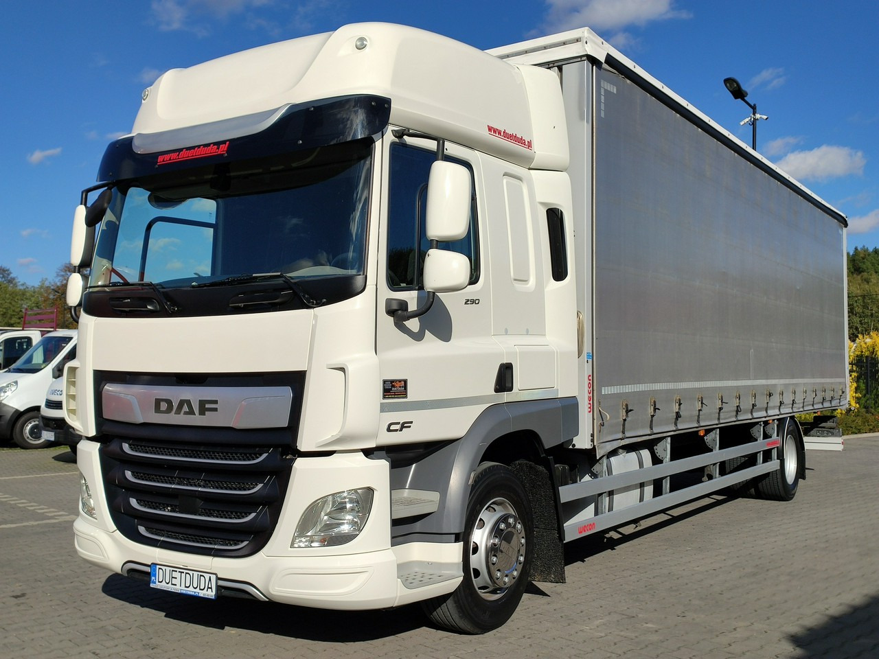 DAF CF 290 E6 Firana Tył Drzwi Dach Podnoszony / Zsuwany Długi 9.30m - Tent veoauto: pilt 4 DAF CF 290 E6 Firana Tył Drzwi Dach Podnoszony / Zsuwany Długi 9.30m - Tent veoauto: pilt 4