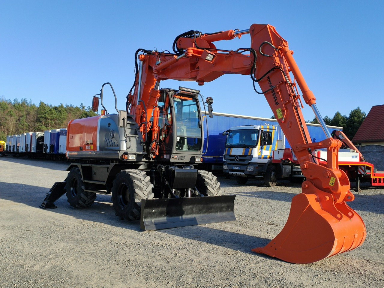 Hitachi ZX140 Koparka Kołowa - Ratastel ekskavaator: pilt 2 Hitachi ZX140 Koparka Kołowa - Ratastel ekskavaator: pilt 2