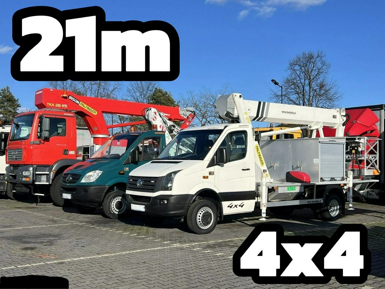 Iveco Volkswagen Crafter 4x4 Zwyżka 21m Palfinger P210BK JIP-Ogon udt - Veoautolt tõusev platvorm: pilt 1 Iveco Volkswagen Crafter 4x4 Zwyżka 21m Palfinger P210BK JIP-Ogon udt - Veoautolt tõusev platvorm: pilt 1