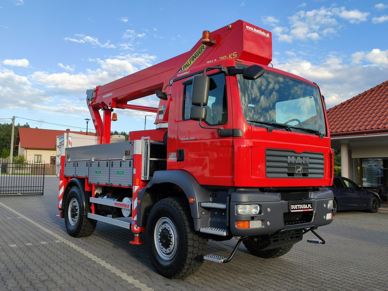 MAN TGM 18.280 4x4 Zwyżka Bison Palfinger TKA 28 Podnośnik Koszowy - Veoautolt tõusev platvorm: pilt 5 MAN TGM 18.280 4x4 Zwyżka Bison Palfinger TKA 28 Podnośnik Koszowy - Veoautolt tõusev platvorm: pilt 5