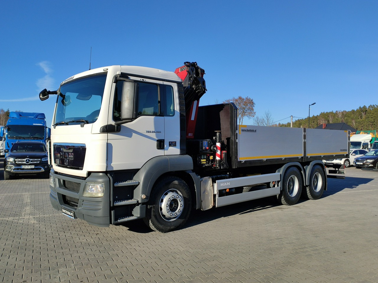 MAN TGS 26.360 6x4 - Madelveok/ Platvormveok, Kraanaga veoauto: pilt 2 MAN TGS 26.360 6x4 - Madelveok/ Platvormveok, Kraanaga veoauto: pilt 2
