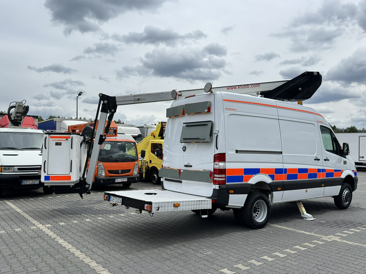 Veoautolt tõusev platvorm Mercedes Sprinter Zwyżka Podnośnik Koszowy KLUBB K42P UDT WUMAG GSR: pilt 27