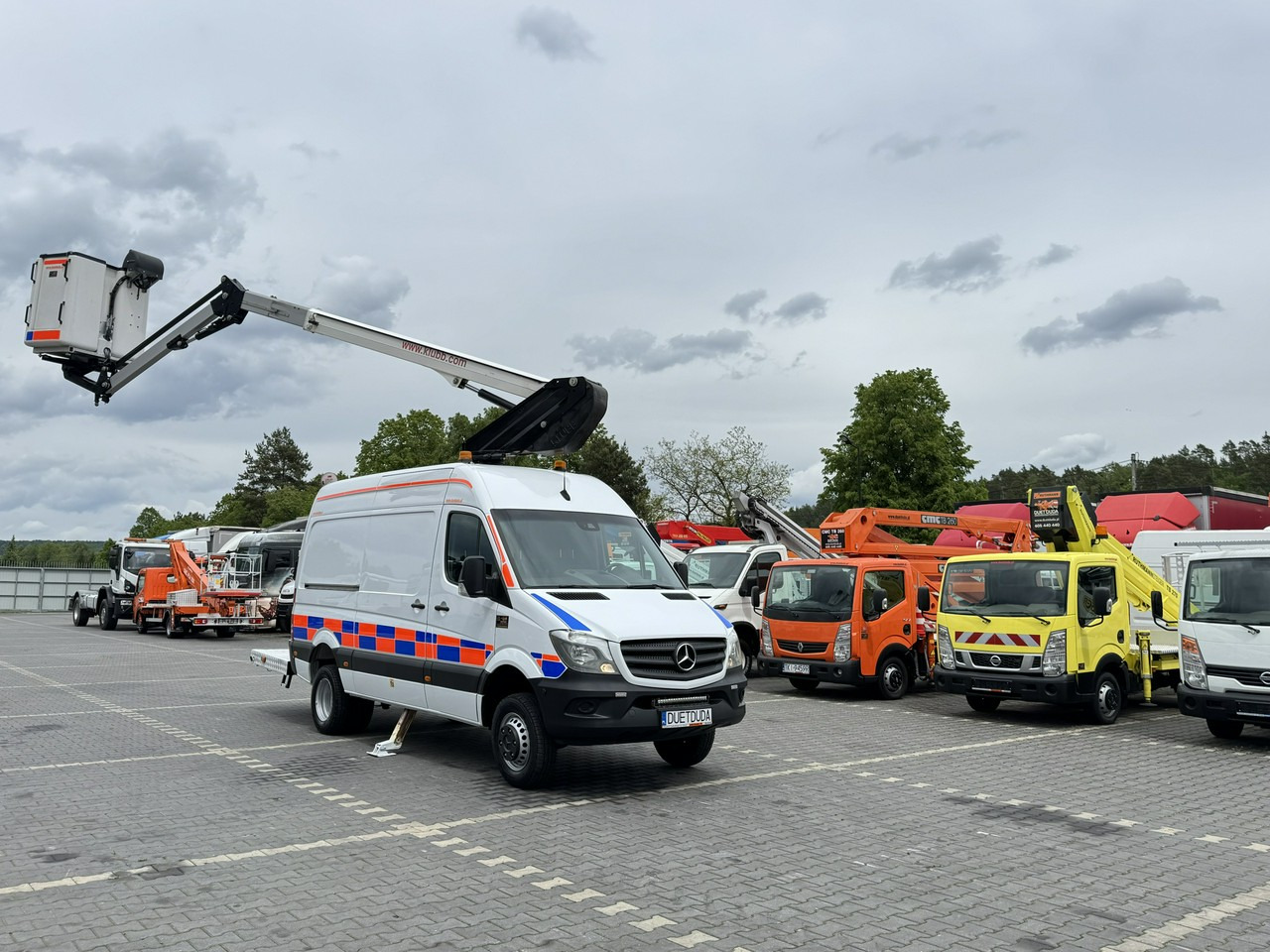 Mercedes Sprinter Zwyżka Podnośnik Koszowy KLUBB K42P UDT WUMAG GSR - Veoautolt tõusev platvorm: pilt 5 Mercedes Sprinter Zwyżka Podnośnik Koszowy KLUBB K42P UDT WUMAG GSR - Veoautolt tõusev platvorm: pilt 5