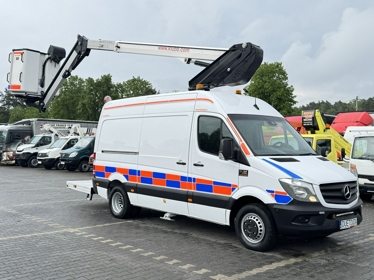 Mercedes Sprinter Zwyżka Podnośnik Koszowy KLUBB K42P UDT WUMAG GSR - Veoautolt tõusev platvorm: pilt 1 Mercedes Sprinter Zwyżka Podnośnik Koszowy KLUBB K42P UDT WUMAG GSR - Veoautolt tõusev platvorm: pilt 1