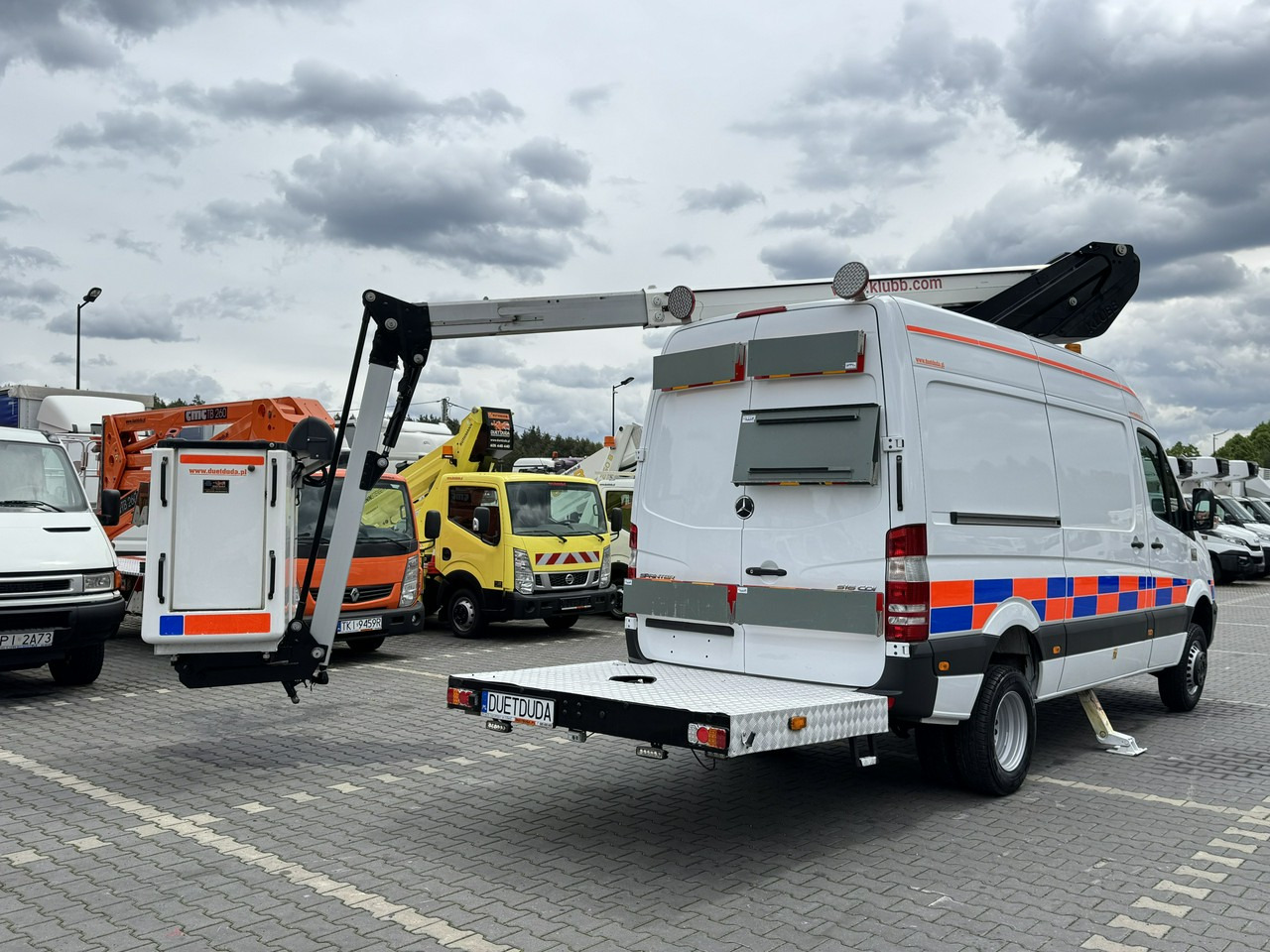 Veoautolt tõusev platvorm Mercedes Sprinter Zwyżka Podnośnik Koszowy KLUBB K42P UDT WUMAG GSR: pilt 25