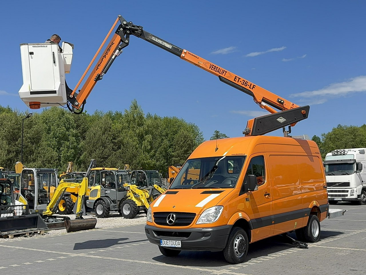 Mercedes Sprinter Zwyżka Podnośnik Koszowy VERSALIFT KLUBB ET-36-LF UDT - Veoautolt tõusev platvorm: pilt 4 Mercedes Sprinter Zwyżka Podnośnik Koszowy VERSALIFT KLUBB ET-36-LF UDT - Veoautolt tõusev platvorm: pilt 4