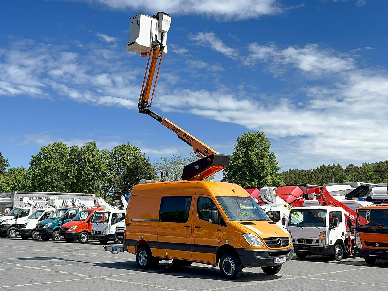 Mercedes Sprinter Zwyżka Podnośnik Koszowy VERSALIFT KLUBB ET-36-LF UDT - Veoautolt tõusev platvorm: pilt 1 Mercedes Sprinter Zwyżka Podnośnik Koszowy VERSALIFT KLUBB ET-36-LF UDT - Veoautolt tõusev platvorm: pilt 1