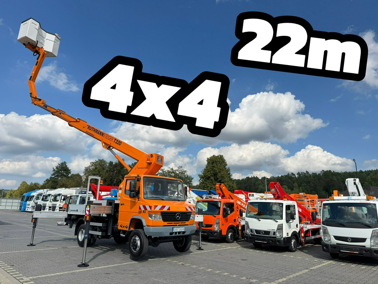 Mercedes Vario 814 D 4x4 Zwyżka RUTHMANN STEIGER T220 Podnośnik Koszowy - Veoautolt tõusev platvorm: pilt 2 Mercedes Vario 814 D 4x4 Zwyżka RUTHMANN STEIGER T220 Podnośnik Koszowy - Veoautolt tõusev platvorm: pilt 2