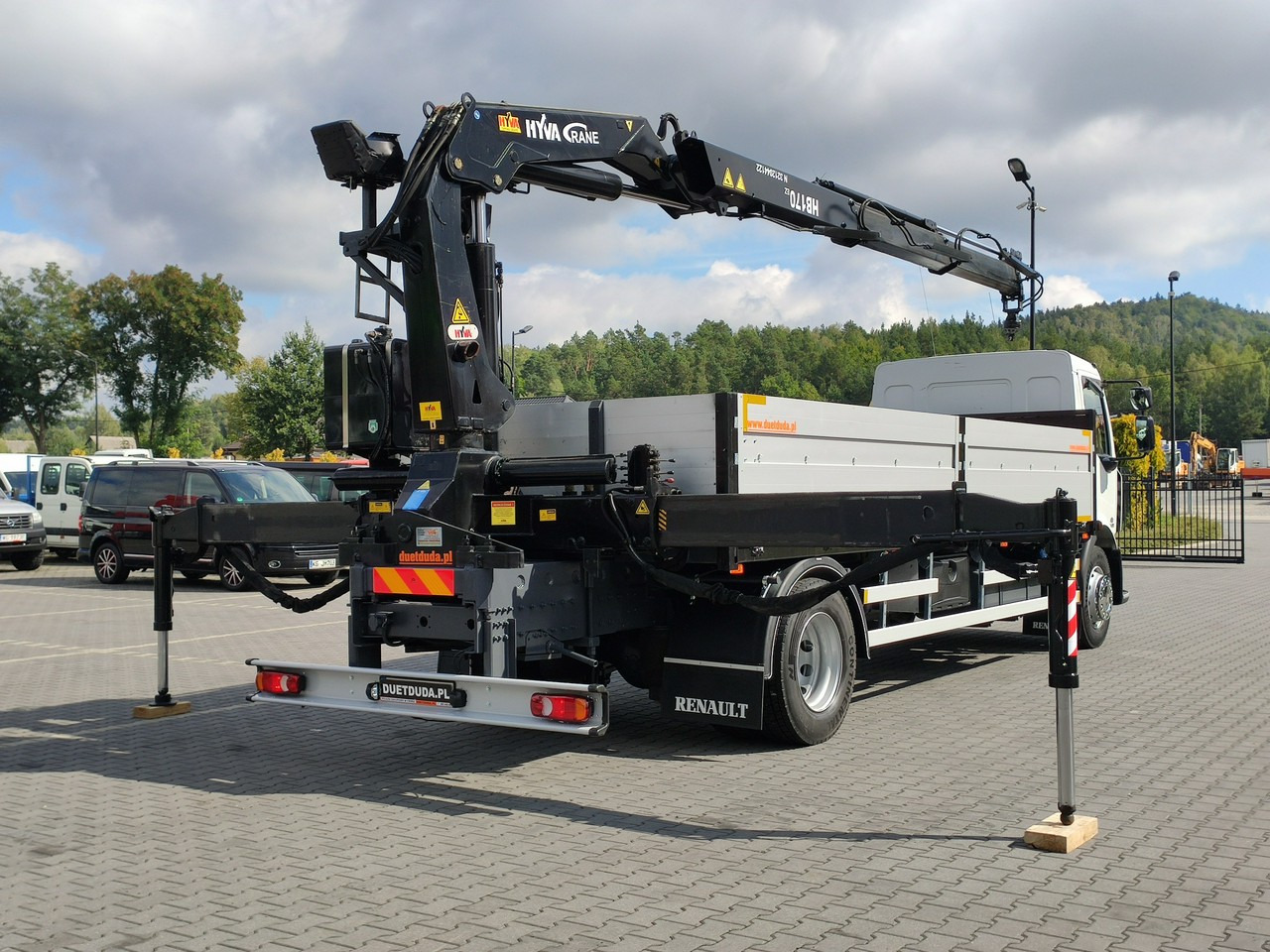 Madelveok/ Platvormveok, Kraanaga veoauto Renault Midlum 180.240DXI + HDS HYVA HB170E2 Udzwig 3.6Tony: pilt 11